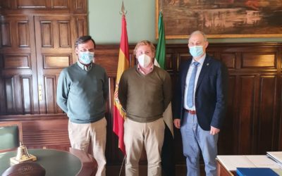 Audiencia con el ilustre alcalde de Badajoz, Ignacio Gragera