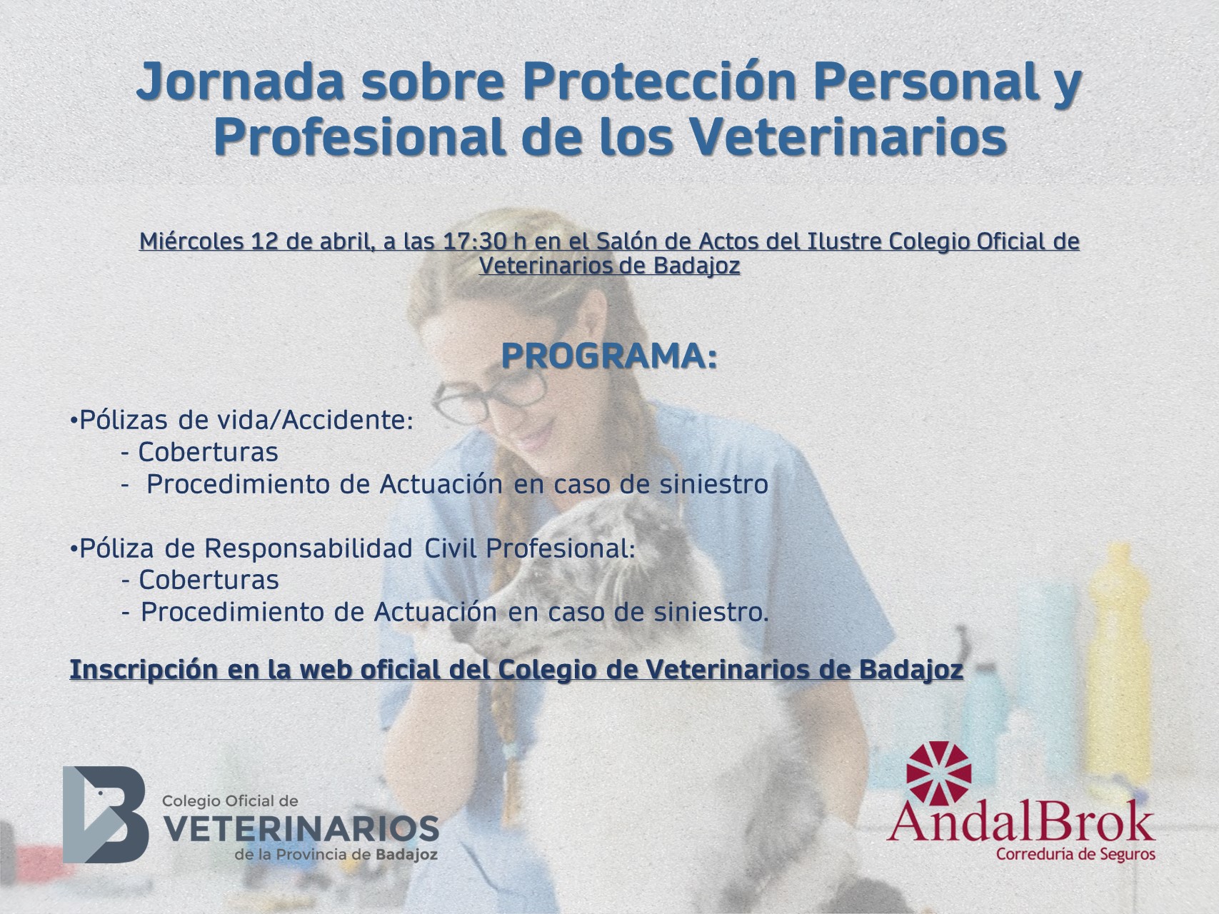 JORNADA Protección Personal y Profesional de los Veterinarios
